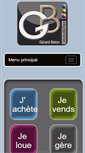 Mobile Screenshot of gbimmobilier.net