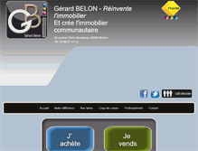 Tablet Screenshot of gbimmobilier.net